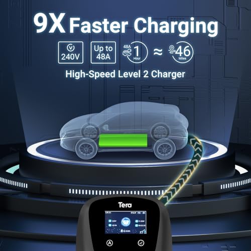 Tera ZB04-U011K SERIES: For Tesla Electric Vehicle (Ev) Charger: Level 2 J1772 2024 Fully Upgraded Etl Energy Star 48A thumb #3