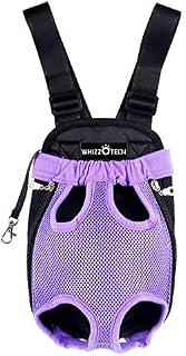 Whizzotech Adjustable Pet Carrier Backpack Pet Frontpack Carrier Travel Bag Legs Out Easy-Fit