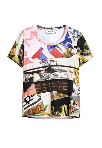 Camiseta estampado collage