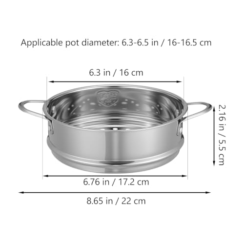 Panier à vapeur Yardwe pour cuisson de légumes boulettes et petits pains - 4
