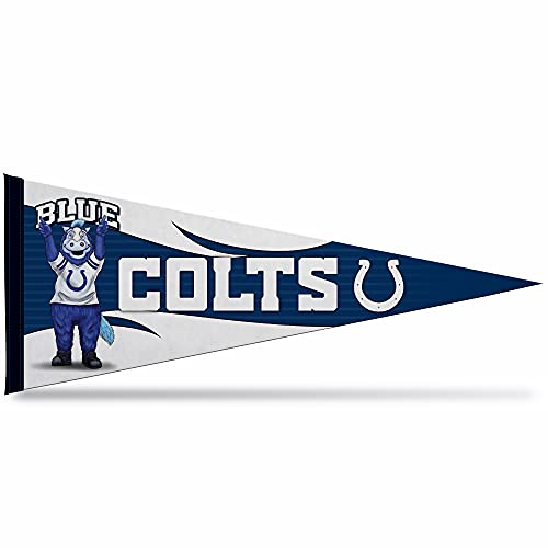 Image of Rico Industries NFL Football Mascot inch 12 inch x 30 inch Felt Wall Decor Pennant - Great for Home /Bed Room /Man Cave Decor