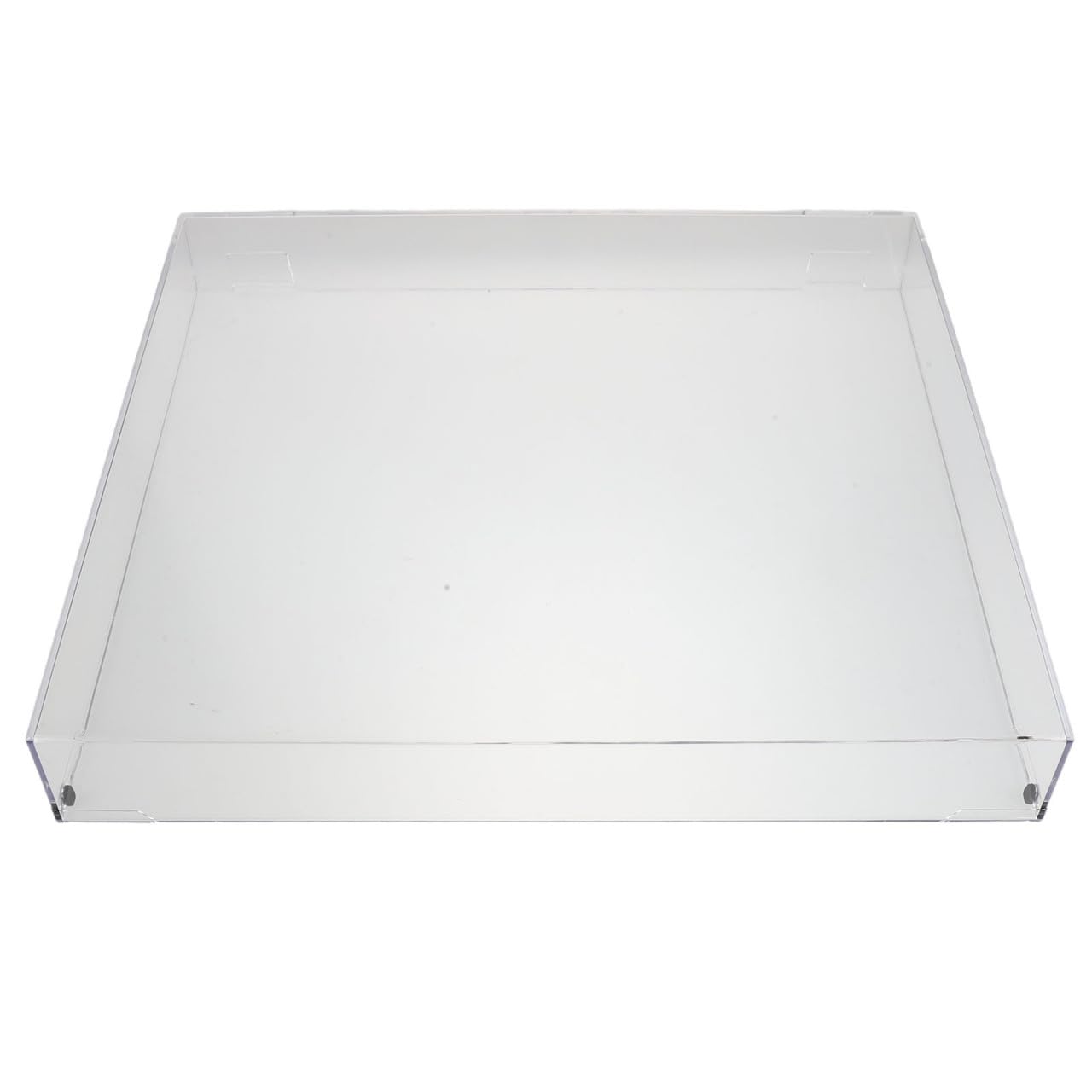 Housoutil Pellicola protettiva trasparente in acrilico per giradischi - Copertura antipolvere per componenti stereo con facile rimozione in configurazioni audio domestiche 16,2x13,2x2,4