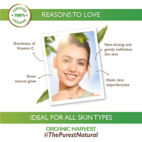 Organic Harvest Brightening Foaming Face Wash: Kakadu Plum & Acai Berry | Vitamin C Face Wash for Bright Skin | For Men & Women | 100% American Certified Organic | Sulphate & Paraben-free - 100gm - Image 4