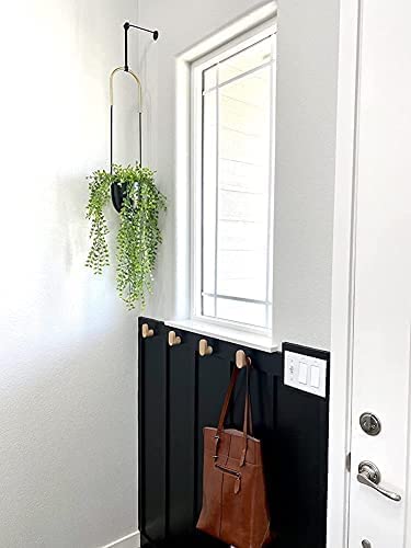 Abetree Metal Hanging Planter For Indoor Outdoor Plants Adjustable Modern Minimalist Wall And Celling Hanging Flower Pot Plant Holder For Succulent , Air Plants Home Decor #TOP3