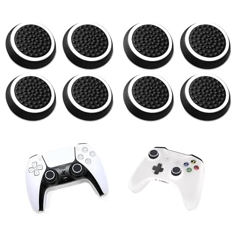 8 Pro Thumb Grips for PS4 & PS5 Controllers Cover