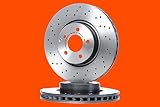 BREMBO 09.A621.31 2x Disque de frein Avant Ø322mm Hauteur: 65mm Épaisseur: 32mm perforé/ventilé de l'intérieur