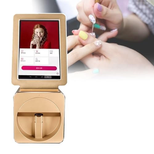 AYGJKIE Nail Printer for Hair Salons,Nail Art Printing Machine for Beauty and Personal Care,Support to Upload Pictures,with Screen