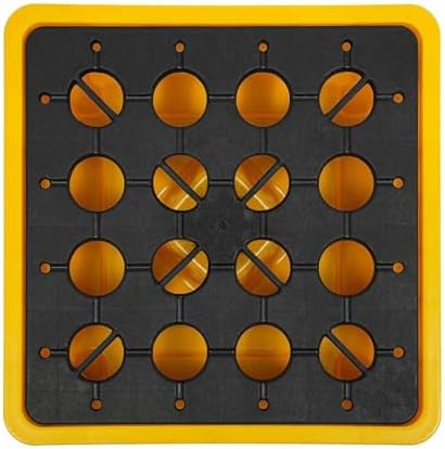 Drum Spill Containment Pallet, with Drain Outlet & Forklift Pockets Nestable Detachable Grating Containment Tray, for Garage, Kitchen & Industrial Storage(120x60x18cm)