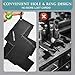 Enhancement Card for Barbers with Measurement Indicators, Reusable Hairline Shaping Tool, Beard Line Up Template, Color Spray Edge Line Up Tool, Easy to Clean Hairline Maker Guide for Barbers