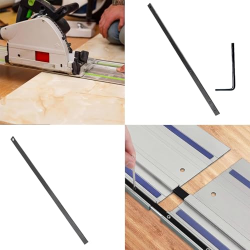 Amazleer 2 PCS Guide Rail Connector Set for Makita P-45777 Plunge Saw SP6000 198885-7, Guide Rail Connector Kit for DeWalt Guide Rail Joining Bar Connector for Festool Bosch (Rail Connector, 2, Count) 5 Amazleer 2 PCS Guide Rail Connector Set for Makita P-45777 Plunge Saw SP6000 198885-7, Guide Rail Connector Kit for DeWalt Guide Rail Joining Bar Connector for Festool Bosch (Rail Connector, 2, Count) - Image 5