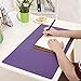 Mouse Pad, Desk Mat, zxtrby Large Desk Pad for Office Home Desk Protector pad Waterproof Cotton & Nano Technology Water 24''x14'' (Purple)