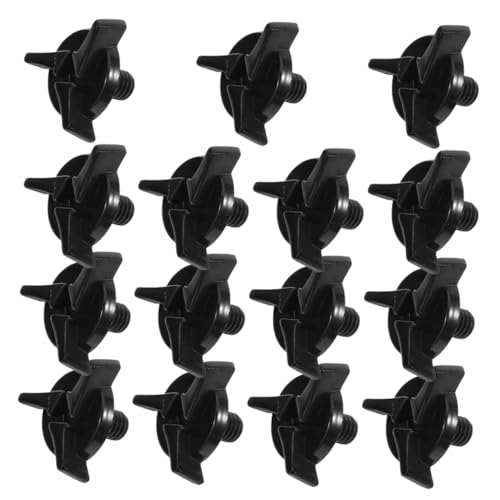 Amosfun 15Pcs Plastic Screws for Visor Attachment Durable and Strong Hold for Offroad and Rally Helmets for Aesthetic Maintenance and Enhanced Safety