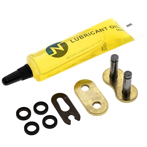 Image of NICHE Gold 520 X-Ring Chain 100 Links with Connecting Master Link