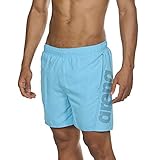 ARES5 Arena Herren Badeshorts Fundamentals Logo, sea Blue-Navy, S