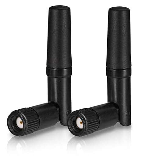 Eightwood Antena WiFi pequeña de Doble Banda de 2.4 GHz 5.8 GHz RP Mini Antena WiFi Antena SMA 2 Piezas para PC de Escritorio, Tarjeta PCIe, Router WLAN, cámara de visión Trasera inalámbrica | Ya disponible en tu tienda friki favorita! En mundofriki.es!
