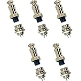 whiteeeen 5pcs gx12-3 gx12 3 Pins Panel Metal Mount Circular Metal Aviation Connector Adapter Male Female Plug Socket - Image 1