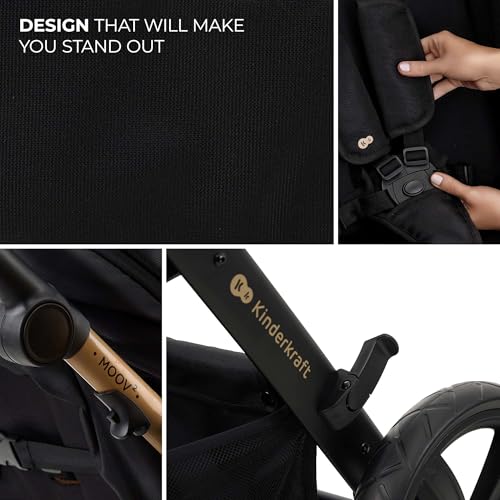 Miniatura 5 de Kinderkraft Moov 2 Air Silla De Coche 4 En 1, Mink Pro I-Size, Mink Fx, Sistema De Viaje, Cochecito Para Bebé, Silla De Paseo, Plegable, Para Recién Nacido, Desde El Nacimiento Hasta Los 3 Años