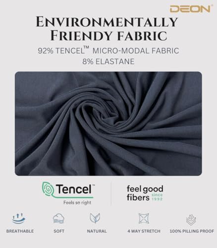 Image of DEON Pack of 2 Micromodal Luxury Print Trunk for Men | Non Itch No Chaffing Sweat Proof