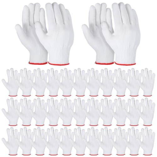 DIVINA VITAE 36 Pairs Cotton Work Gloves Men Bulk...