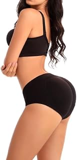 HELISHA Women's & Girl's High Hip Padded Underwear Butt Lifer Padded Panties,Seamless, inbuilt Non Remove Sponge Pads (Pac... Price In India