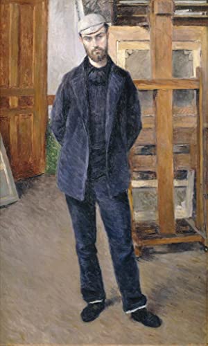 Portrait Pierre Rabot Caillebotte toile grand format pour habiller un mur vide de bureau