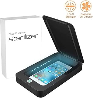 Phone UV Sanitizer Portable UV Light Cell Phone Sterilizer Cleaner Aromatherapy Function Disinfector