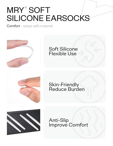 Image of Mryok Replacement Earsocks for Oakley Square Wire 2 (2014) Sunglasses - Options