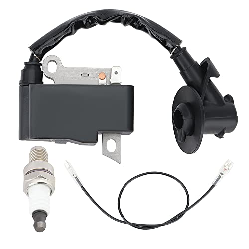 11304001310 Module de bobine d'allumage MS180 avec bougies d'allumage Compatible pour les pièces de tronçonneuse Stihl MS 180 2-Mix Cover