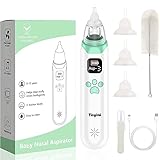 Tinyimi Baby Nasal Aspirator Baby Nose Sucker & Cleaner Nasal Aspirator for Baby with Pause & Music & Light Soothing Function Safe Hygienic and Quick Operated Nose Cleaner