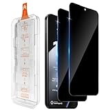 Aerku 2 Stück Sichtschutz Schutzfolie für Xiaomi 15T Pro/Xiaomi 15T für Panzerglas, Blasenfreie Auto Montage, 9H Privacy Schutzglas Anti Fingerabdrücke, Anti-Spy Schwarzer Rand Panzer Schutz Folie