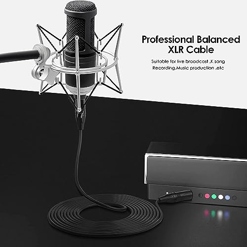 Cable XLR macho a hembra de 10 metros que elimina interferencias en altavoz 6