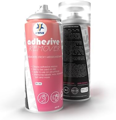 Adhesive Remover Spray 400ML Sticker Label Glue Residue Cleaner for Removing Tape Sticky Marks from Metal Glass Plastic Wood Multi Surface Use