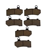Ajustement pour 3 paires plaquettes de frein à moto avant et arrière conçues spécifiquement pour les modèles de muscle en V-Rod et Night
