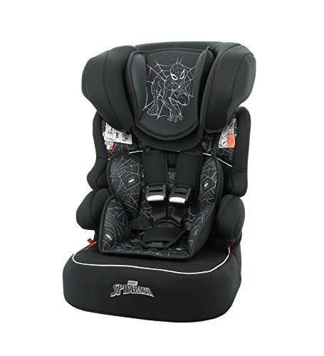 Siège auto BELINE groupe 1/2/3 (9-36kg), avec protection latérale - fabriqué en France - Spiderman