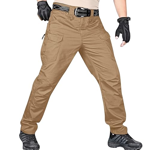 Pantalon cargo militaire blanc pour la randonnée et la chasse en plein air