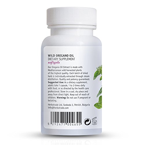 Teliaoils Wild Oregano Oil Softgels Capsules. High Carvacrol And Quality, 60 Softgels #TOP2