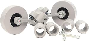 KIT DE RUEDAS TRASERAS PARA ANDADOR (ADAPTABLE A TUBOS DE 22, 25, 30 MM)