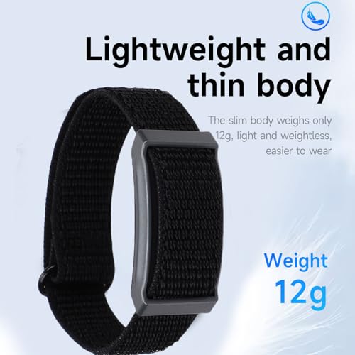 ASHATA Intelligentes Armband, Tragbarer Aktivitäts Fitness Tracker mit 1ATM Wasserdichtigkeit, 4 Themenstilen, Schlaf Tracking, Herzfrequenzmesser, für Männer und Frauen (Black)