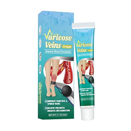 Crema Varicosa para Piernas, Crema Para Arañas Vasculares en Las Piernas, Crema Para Varices y Piernas Cansadas e Inflamadas, Crema para El Tratamiento de Las Venas Varicosas