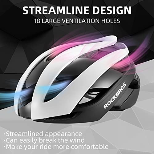 Rockbros Bike Helmet Adult Bicycle Helmet For Men Women Lightweight Comfortable Cycling Helmets Adjustable Helmets For Youth Bike Accessories #TOP1