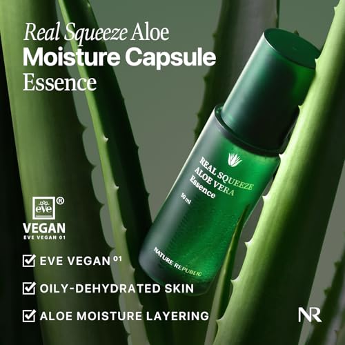 Image of Nature Republic Real Squeeze Aloe Vera Essence, 50 ml / 1.69 fl oz