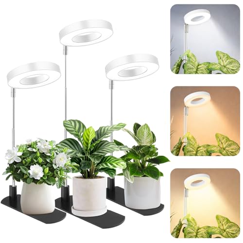 Indoor Plant Grow Light (3-Pack) with Timer and Dimming