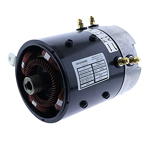 HOLDWELL DC SepEx Motor 48V 3.7KW Reemplazar Club Car 102775101 Compatible con Vehículo Eléctrico XP-2067-S ZQS48-3.7-T-GN