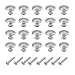 30 Packs Kitchen Cabinet Knobs, Granmp Kitchen Cabinet Pulls Cupboard Handles Dresser Drawer Knobs Kitchen Cabinet Hardware with Screws