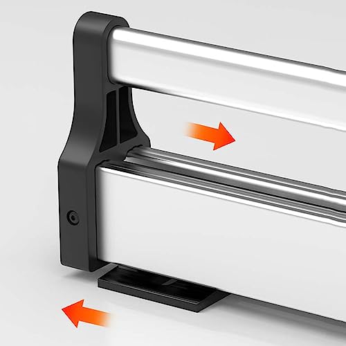 Tringle à vêtements rétractable réglable extensible robuste pour garde-robe - 5