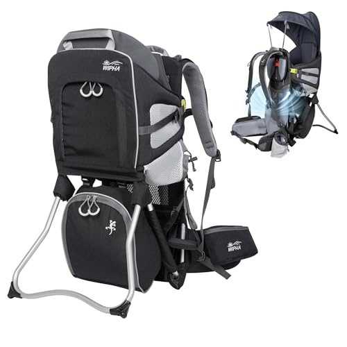 WIPHA Hiking Backpack Carrier for Toddlers, Adjustable Child Carrier with