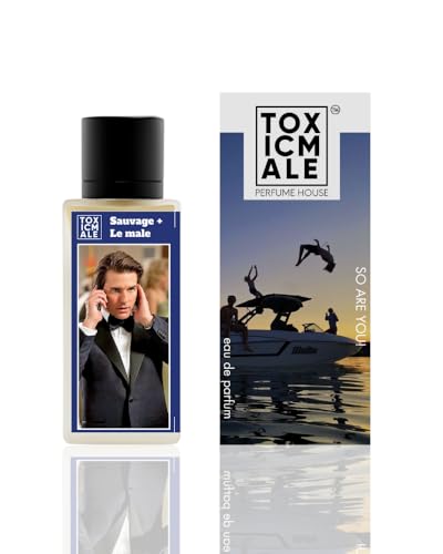 Image of TOXICMALE Perfect Long Lasting Unisex Liquid Fragrance For Unisex, Fresh Spicy & Amber & Vanilla & Aromatic Scent Perfume For All Occasions, 50ml (TMA05)