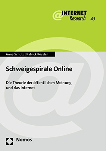 Schweigespirale Online: Die Theorie der öffentlichen Meinung und das Internet Schweigespirale Online: Die Theorie der öffentlichen Meinung und das Internet