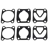 2Set 3 in 1 Compressore D'aria Testa Cilindro Base Valvola Piastra Guarnizioni Rondelle Utensile di Alimentazione Piastra Valvola di Tenuta Addensare Cilindro
