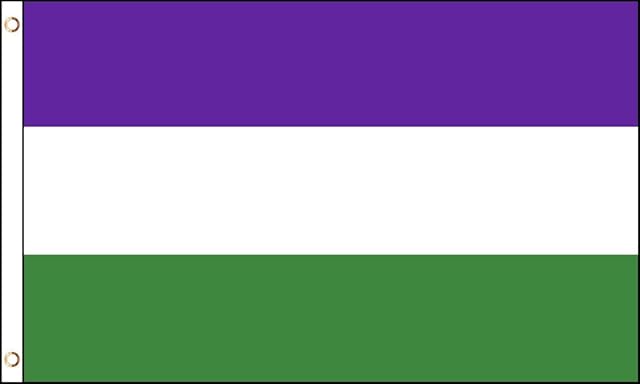 AZ FLAG Suffragette Flag 3' x 5' - National Woman's Right flags 90 x 150 cm - Banner 3x5 ft
